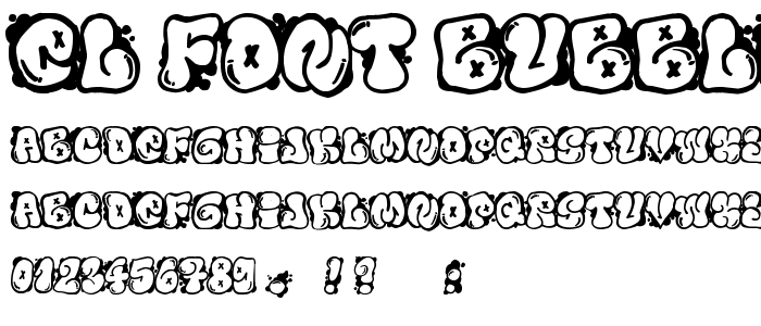 El_Font Bubble font